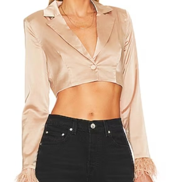 MORE TO COME Tops - MORE TO COME Julia Blazer Top